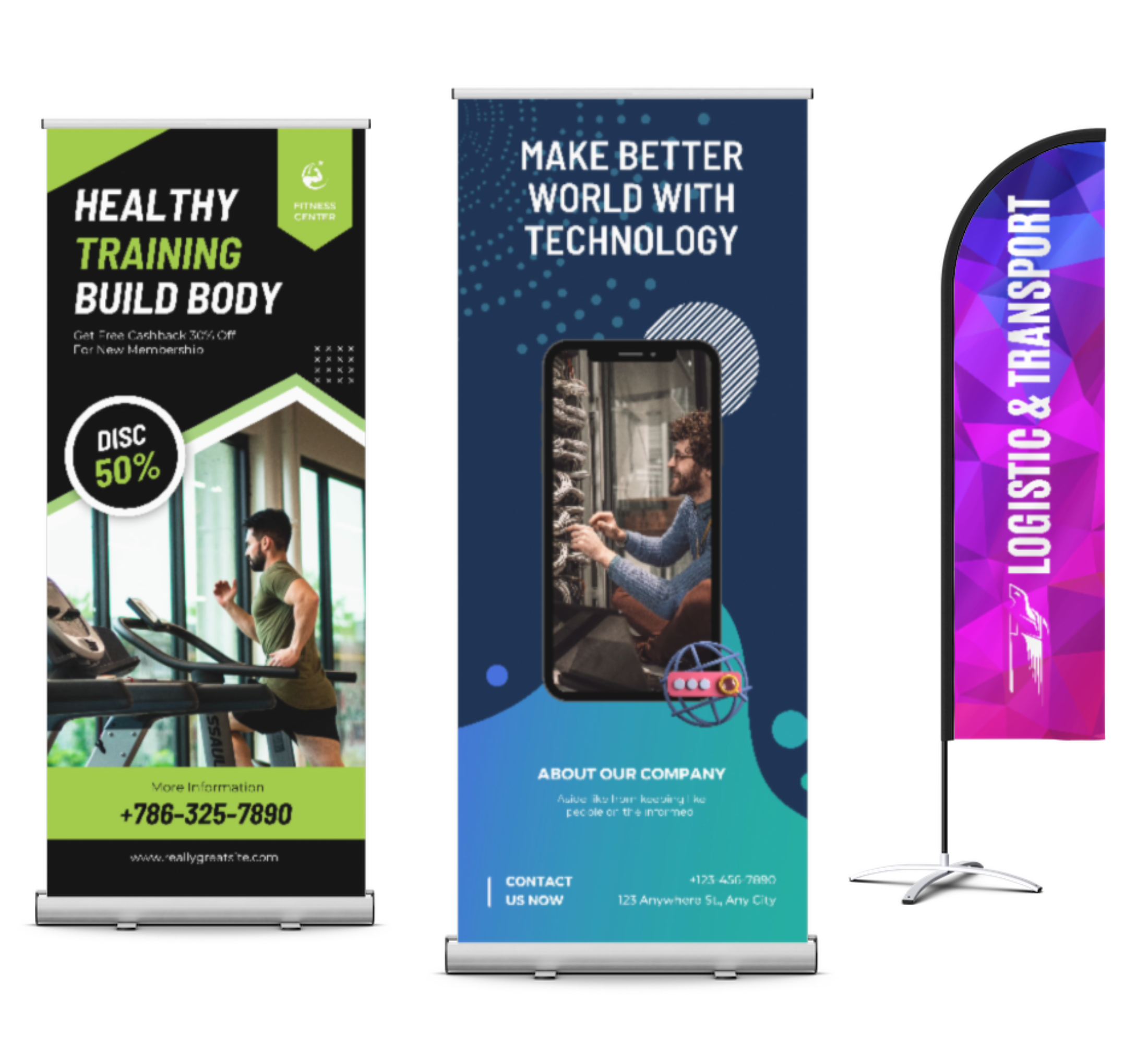 rollup banners